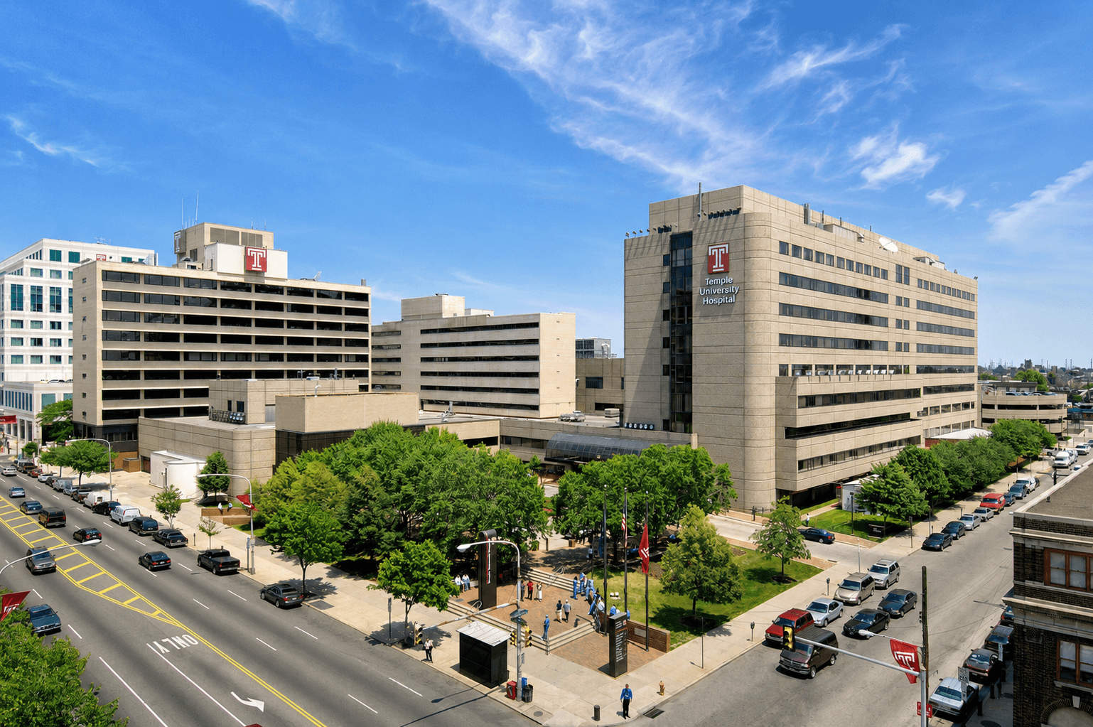 Temple University library project rendering